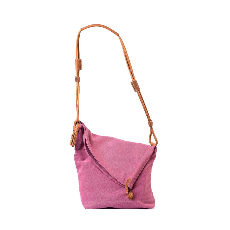 Женская сумка Air через плечо розовая - 1 фото