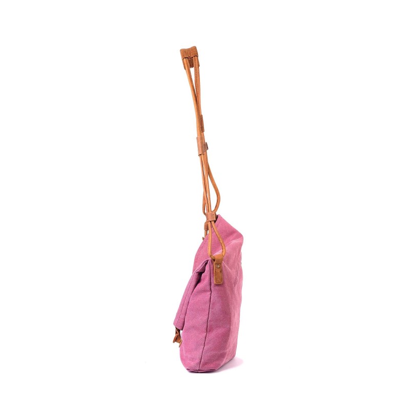 Женская сумка Air через плечо розовая - 3 фото