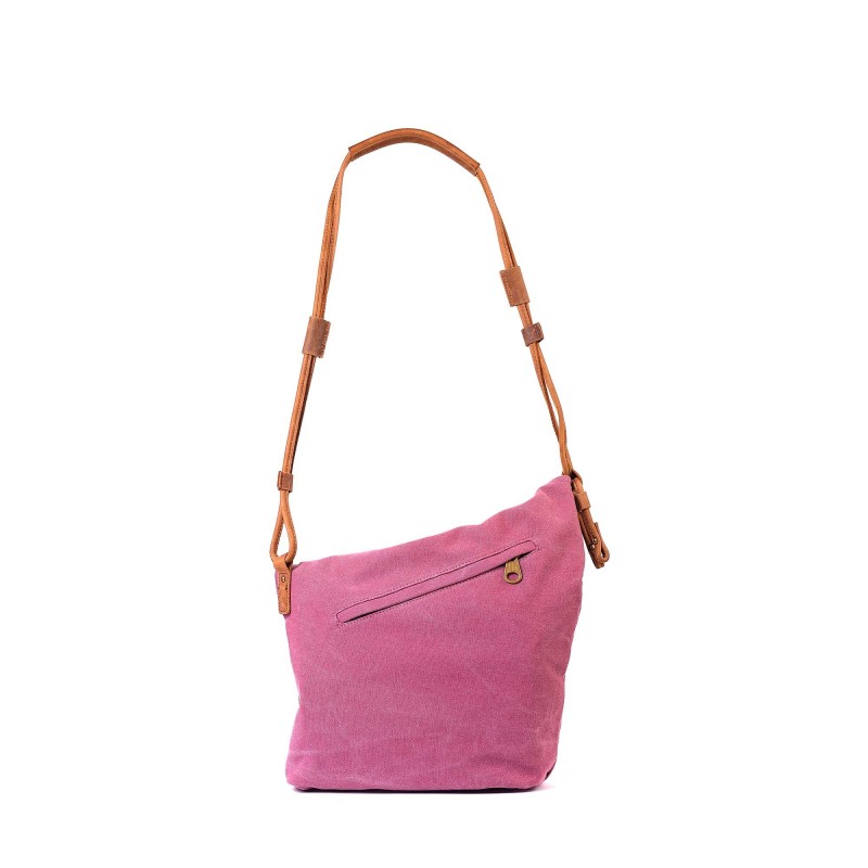 Женская сумка Air через плечо розовая - 4 фото
