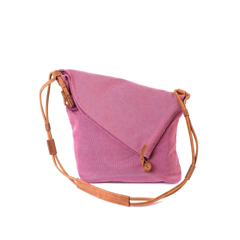 Женская сумка Air через плечо розовая - 5 фото