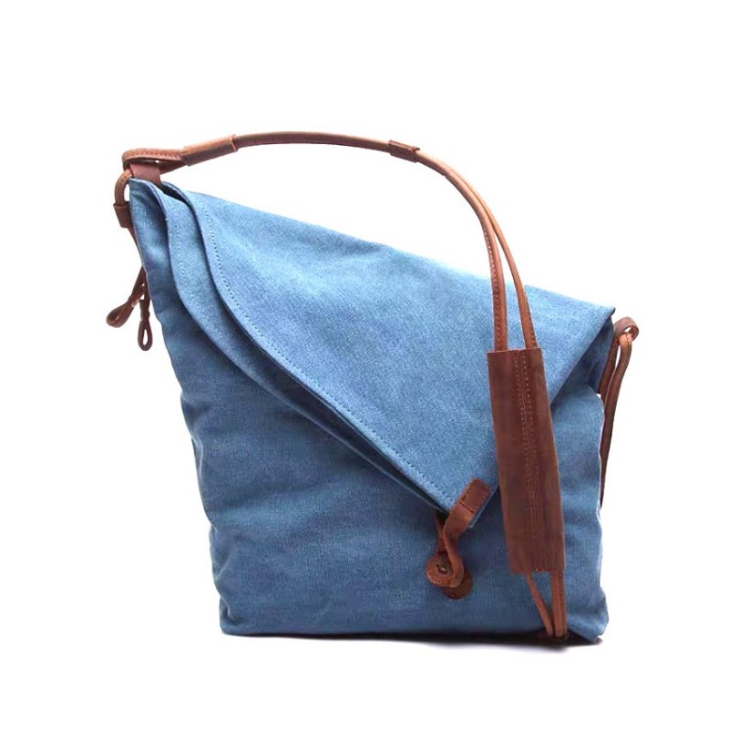 Женская сумка Air через плечо голубая фото