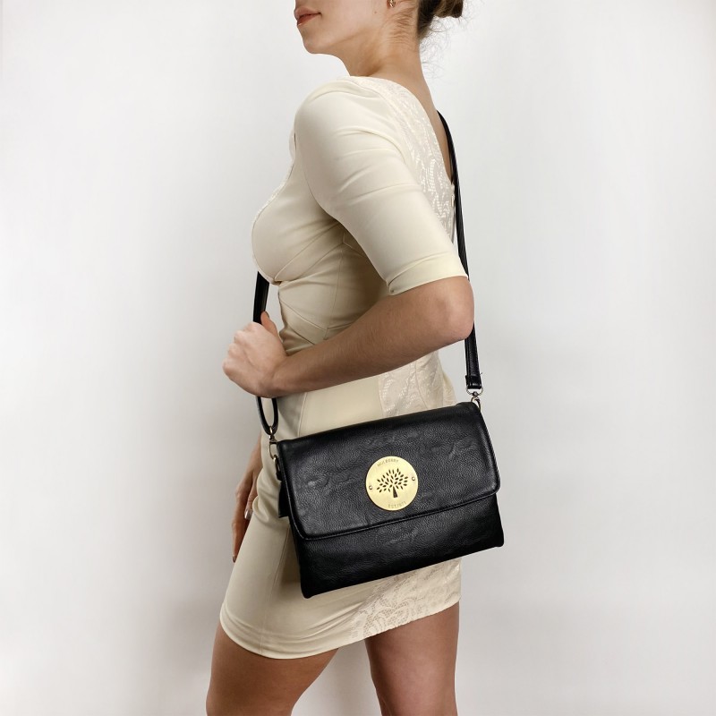 Женская сумка-клатч Mull Holly черная - 2 фото
