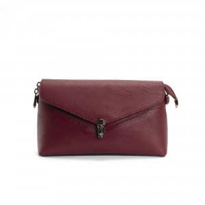 Жіночий клатч Emma бордовий