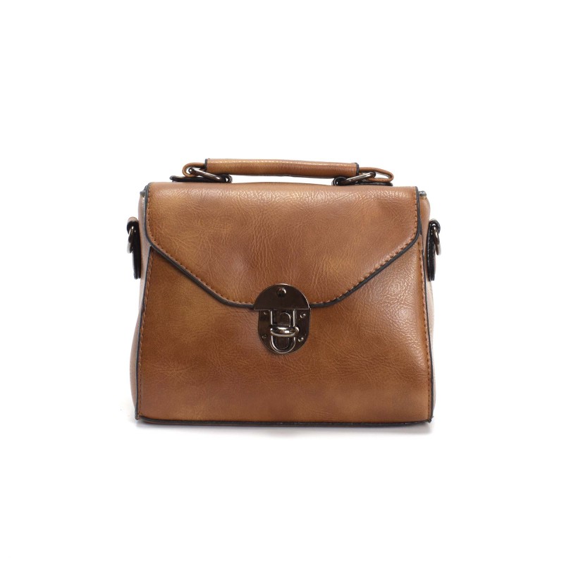 Женская сумочка-клатч Abby светло-коричневая - 1 фото