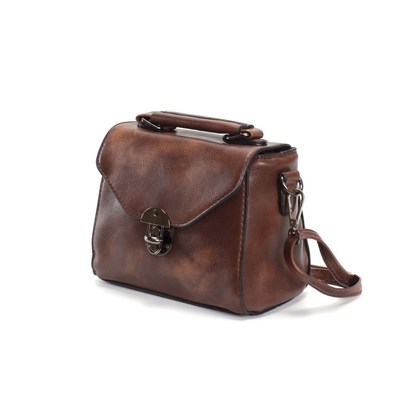 Жіноча сумочка-клатч Abby коричнева - 2 фото