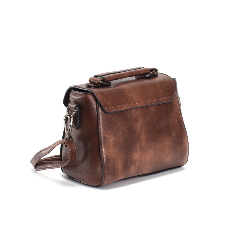 Жіноча сумочка-клатч Abby коричнева - 3 фото
