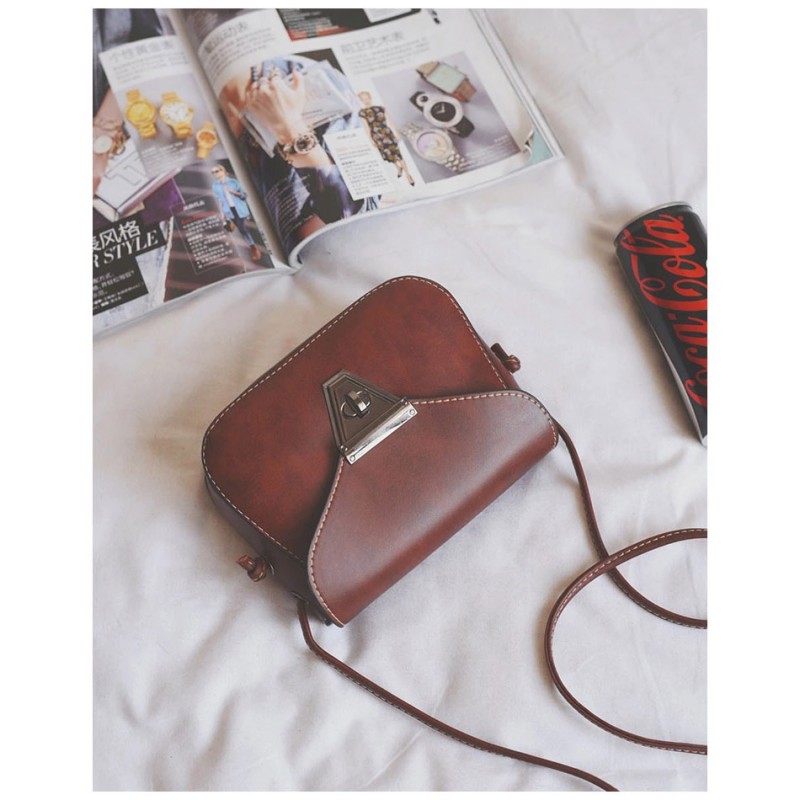 Женская сумка-клатч Jane коричневая - 9 фото