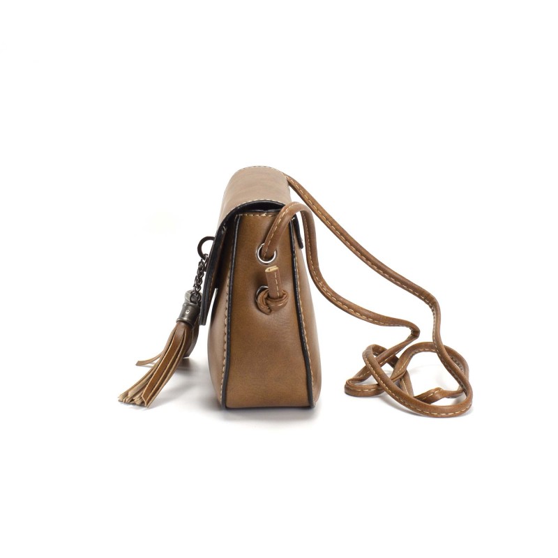 Женская сумка-клатч Anita светло-коричневая - 3 фото