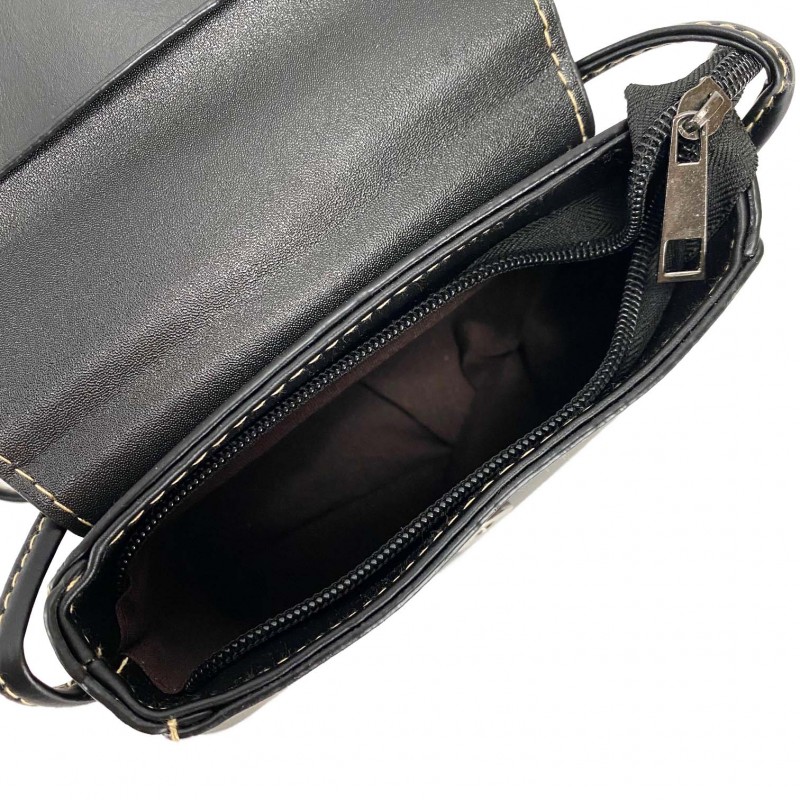 Женская сумка-клатч Anita черная - 7 фото