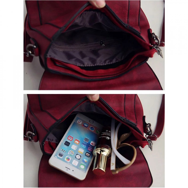 Женская сумочка-клатч Teresa красная - 6 фото