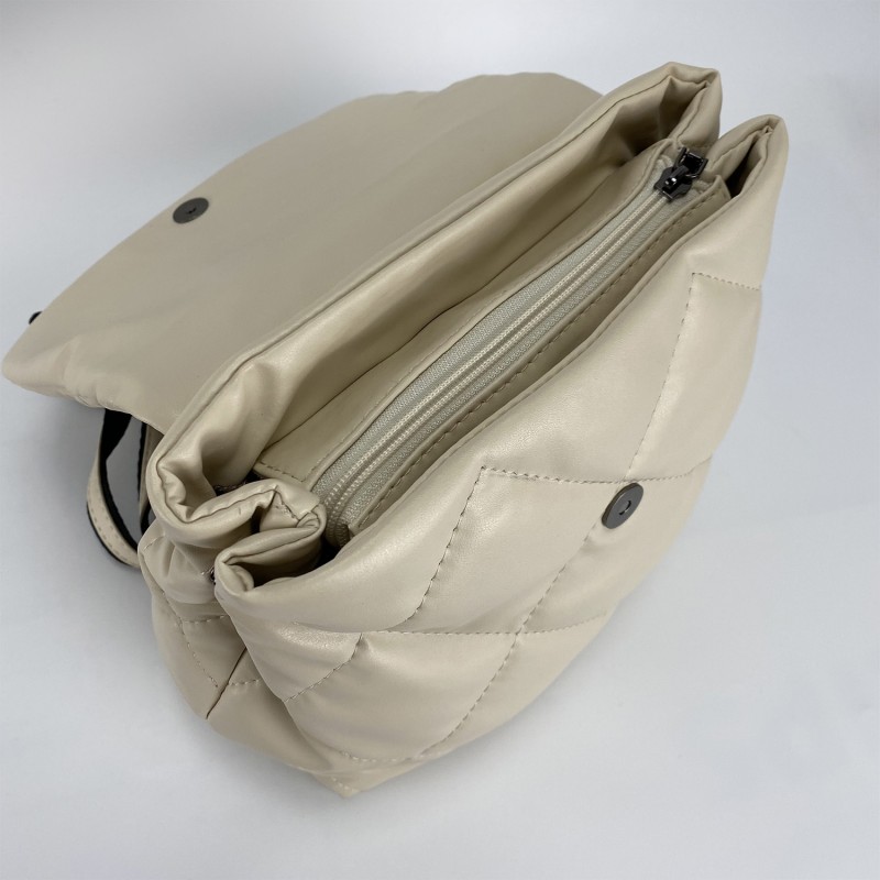 Жіночий рюкзак Helen кремовий - 4 фото