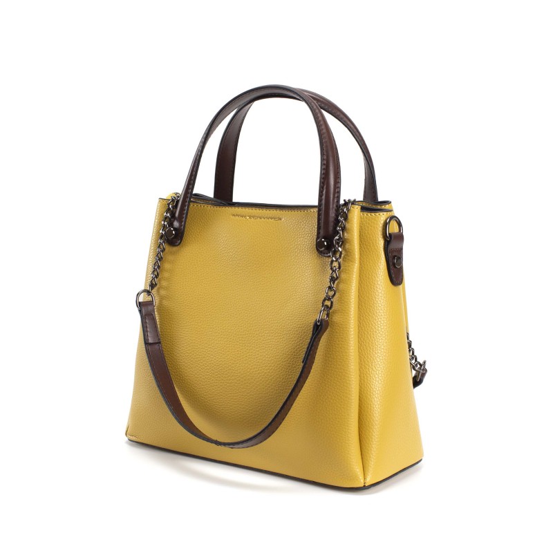 Женская сумка Emily желтая - 4 фото
