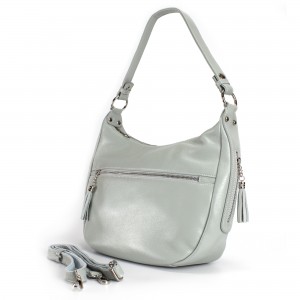 Жіноча шкіряна сумка хобо...