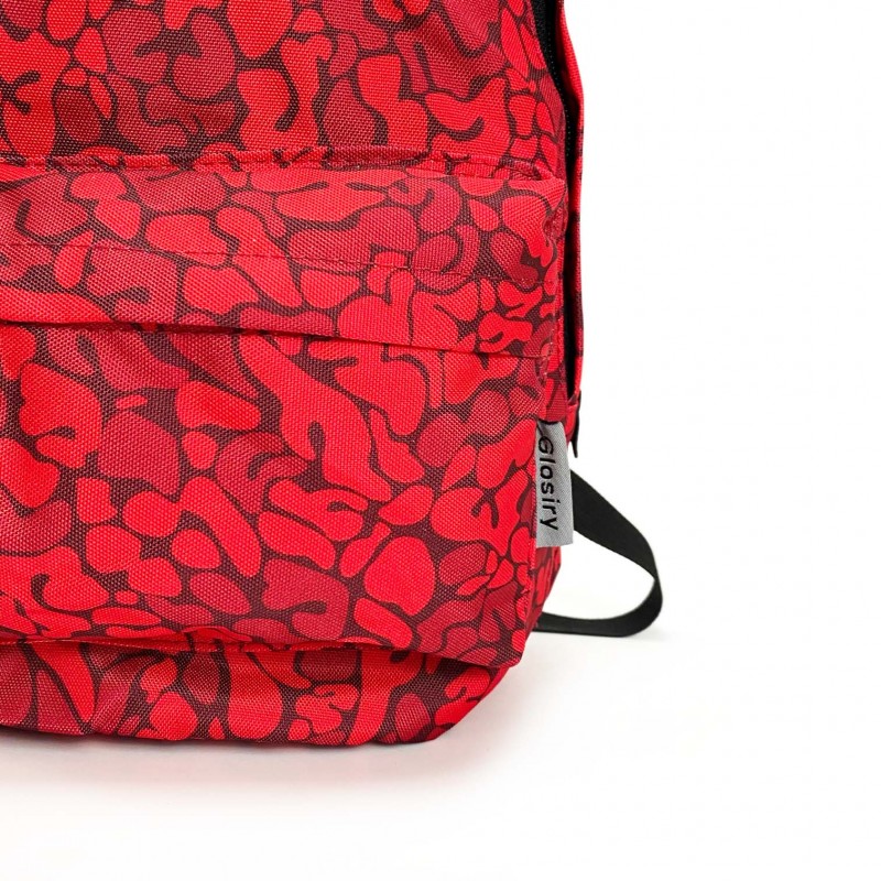 Жіночий рюкзак Idea червоний - 4 фото