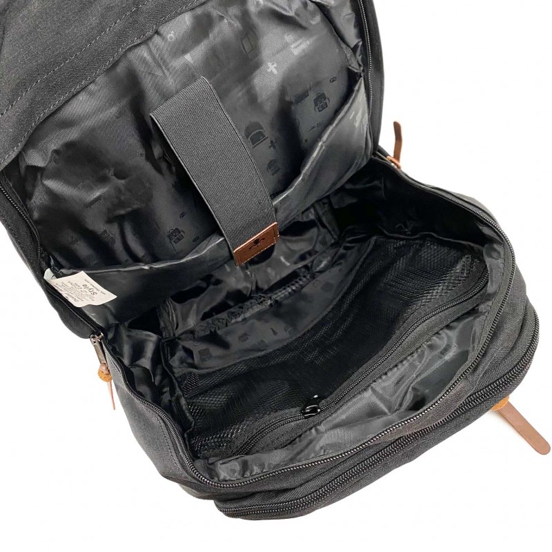 Жіночий рюкзак Fashion чорно-бузковий - 4 фото