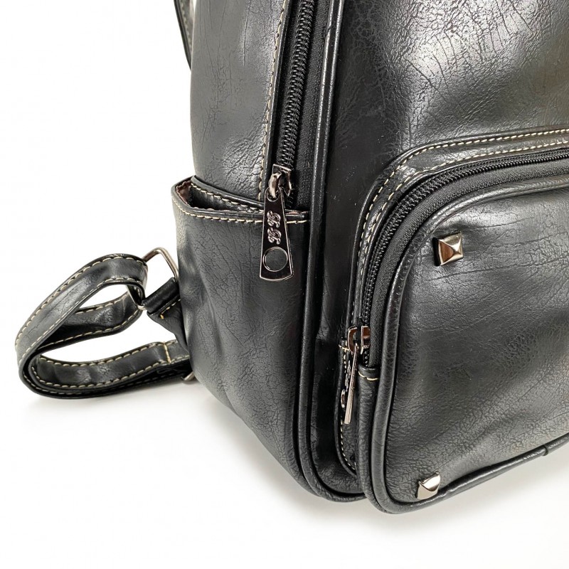Жіночий рюкзак Bonnie чорний - 3 фото