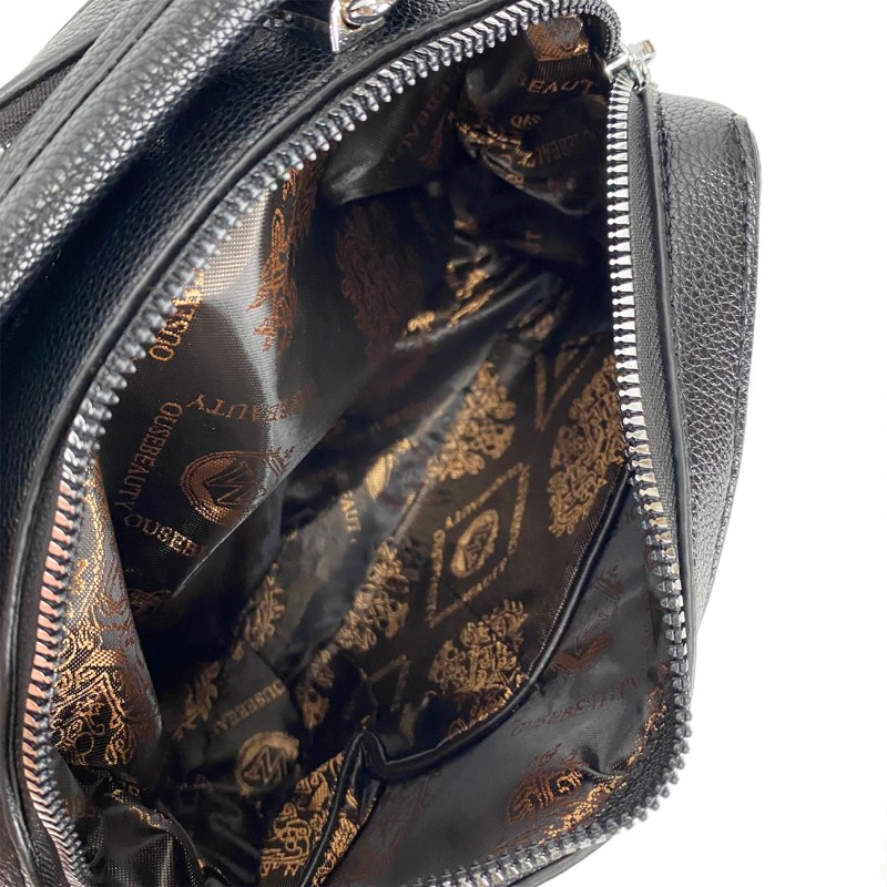 Женская сумка кросс боди Paula черная - 6 фото