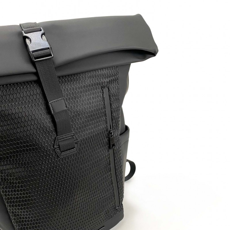 Чоловічий рюкзак Mackar City чорний - 8 фото