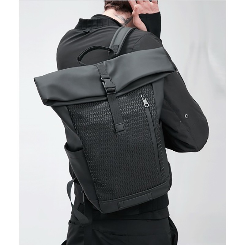 Чоловічий рюкзак Mackar City чорний - 13 фото