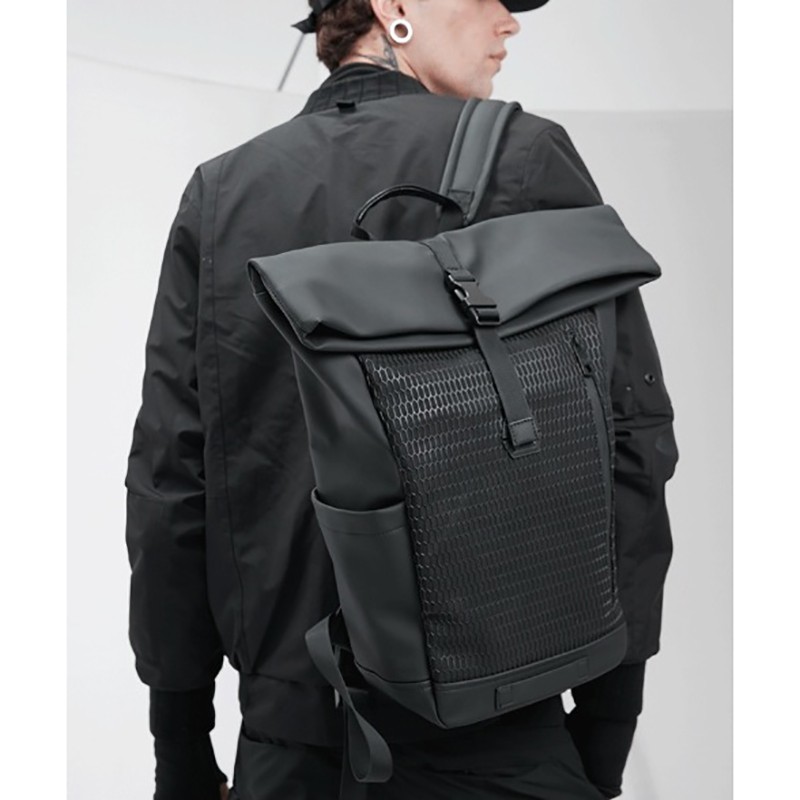 Чоловічий рюкзак Mackar City чорний - 15 фото