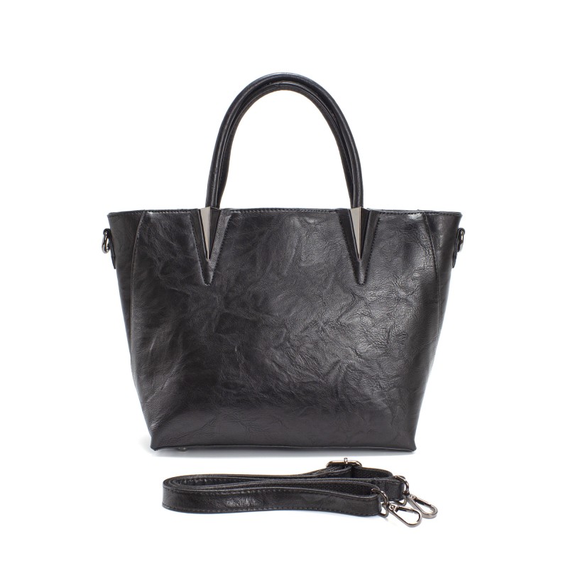Женская классическая сумка Wendy черная - 5 фото