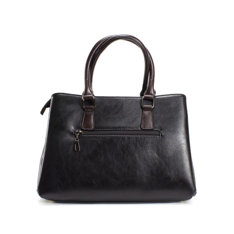 Женская классическая сумка Isa Paulina SE черная - 5 фото