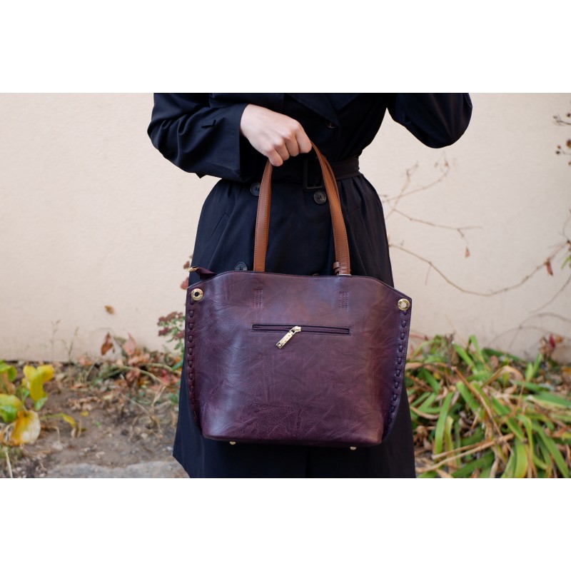 Женская сумка Isa Paulina Sky фиолетовая - 4 фото