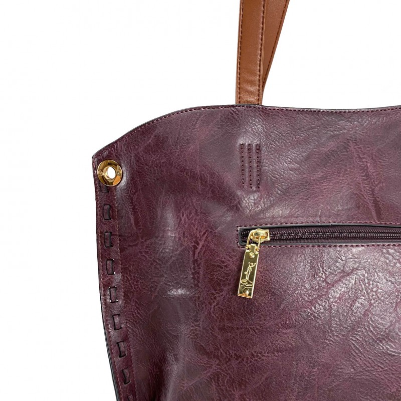 Женская сумка Isa Paulina Sky фиолетовая - 5 фото