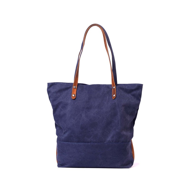 Женская городская сумка-тоут Voyage синяя - 6 фото