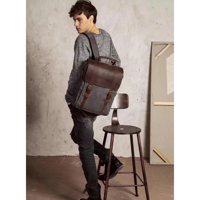 Чоловічий міський рюкзак Ethan графіт - 2 фото