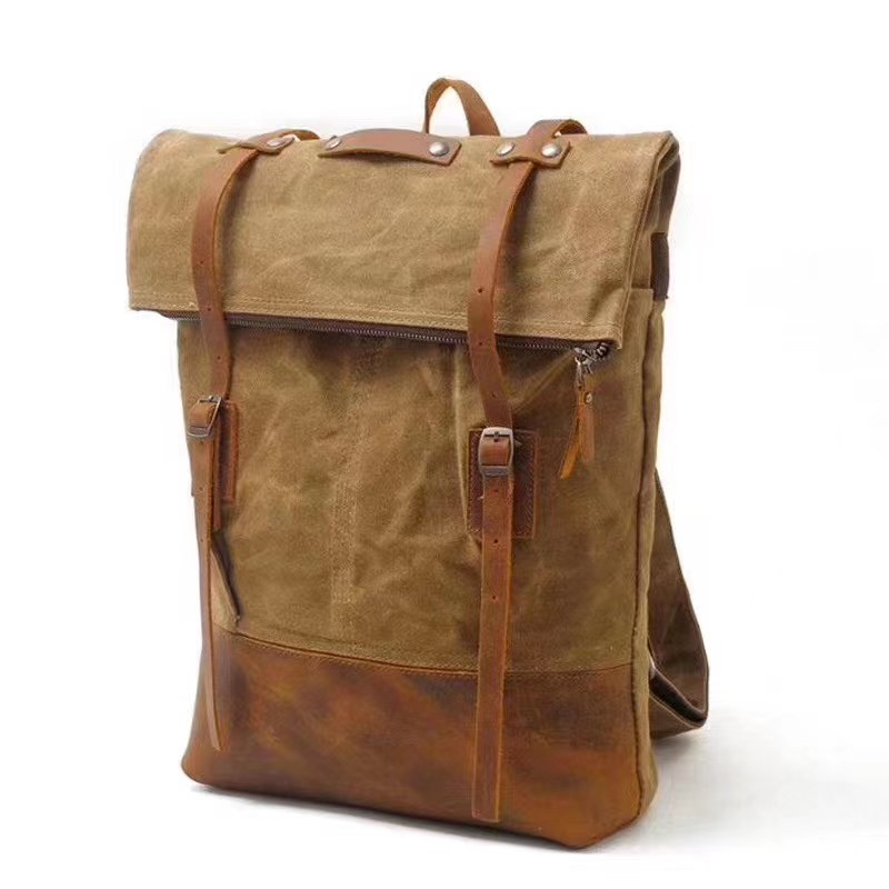 Чоловічий міський рюкзак Brego коричневий - 1 фото