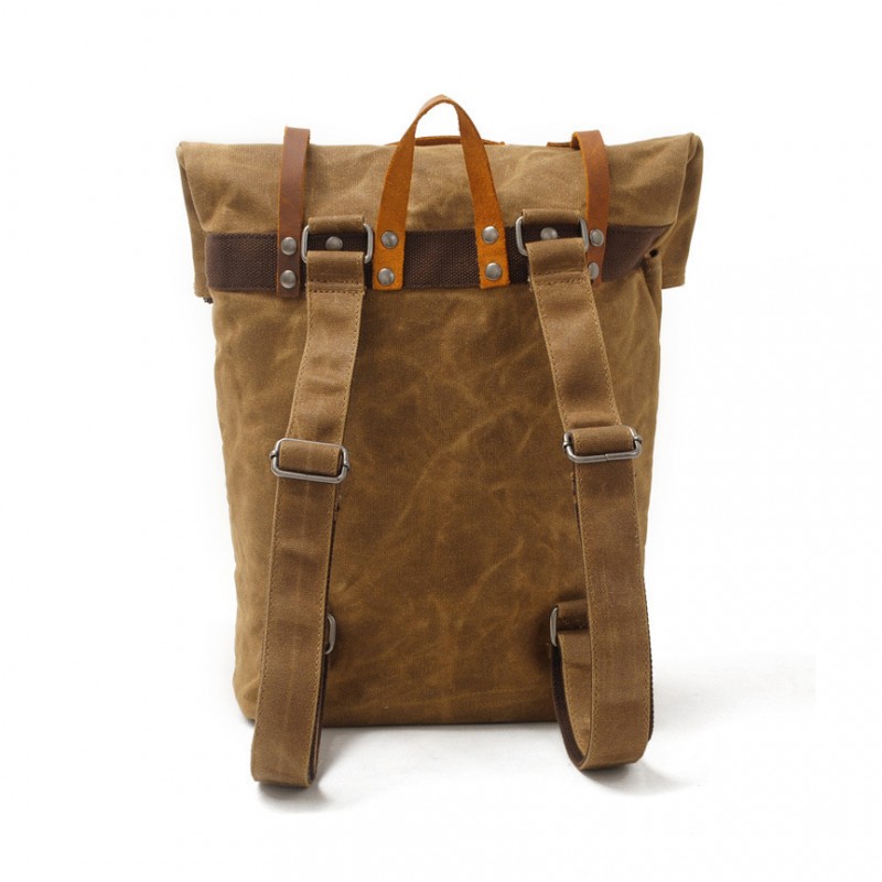 Чоловічий міський рюкзак Brego коричневий - 2 фото
