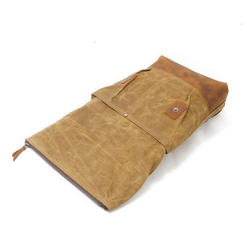 Чоловічий міський рюкзак Brego коричневий - 7 фото