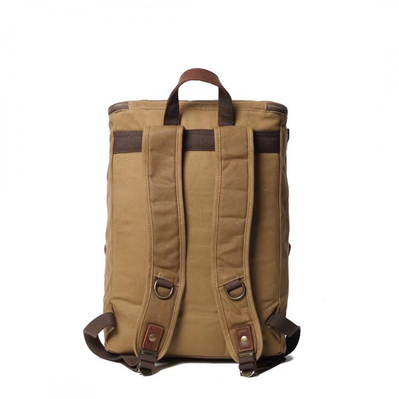 Мужской городской рюкзак David коричневый - 3 фото