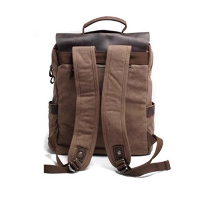 Чоловічий міський рюкзак Nicholas коричневий - 5 фото