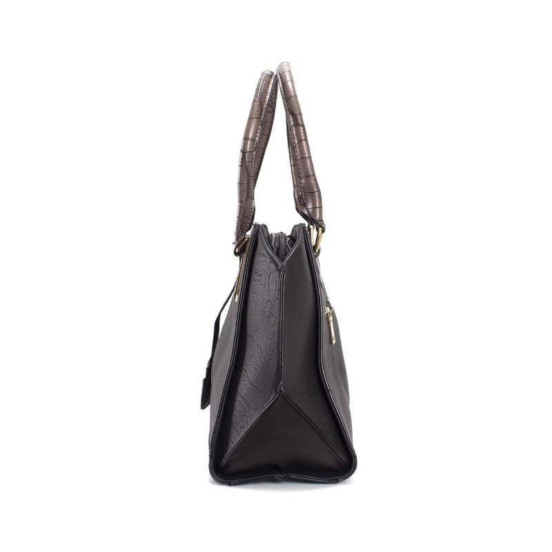 Женская классическая сумка Alexa черная - 2 фото