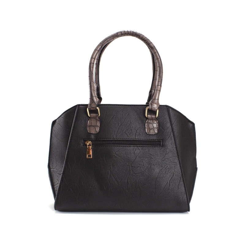 Женская классическая сумка Alexa черная - 3 фото