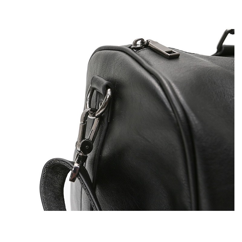 Чоловіча дорожня сумка Gerald чорна - 7 фото