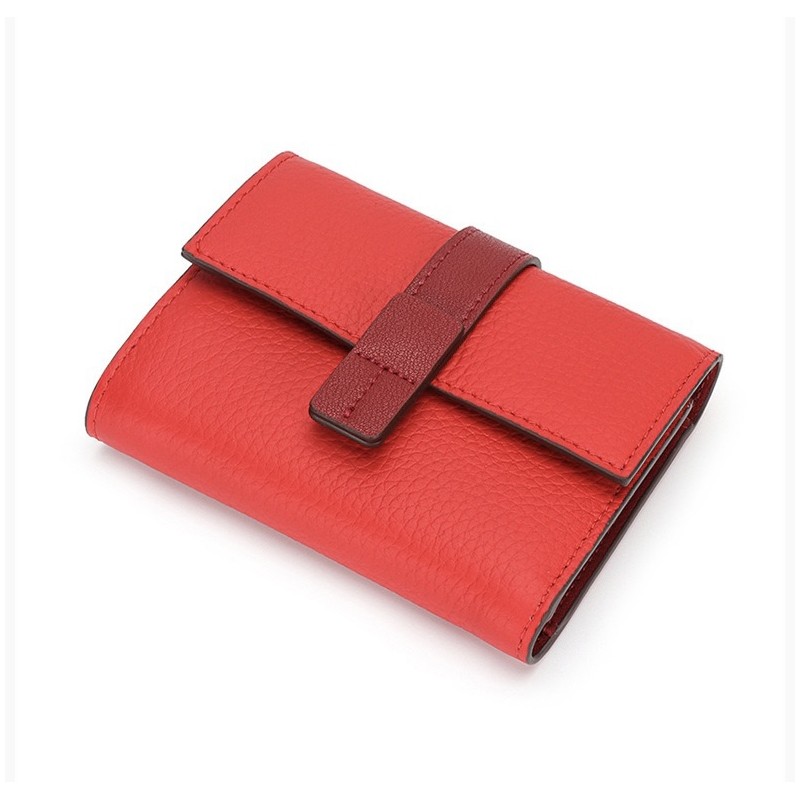 Жіночий шкіряний гаманець Rachel червоний - 2 фото