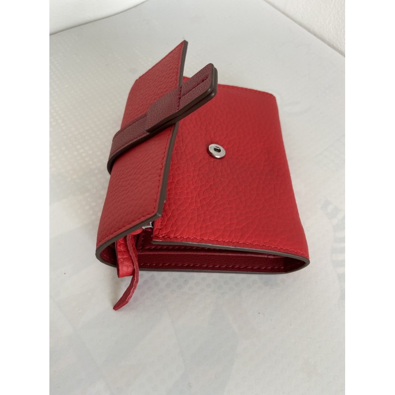 Жіночий шкіряний гаманець Rachel червоний - 10 фото