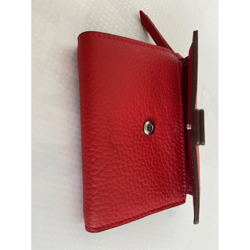 Жіночий шкіряний гаманець Rachel червоний - 11 фото