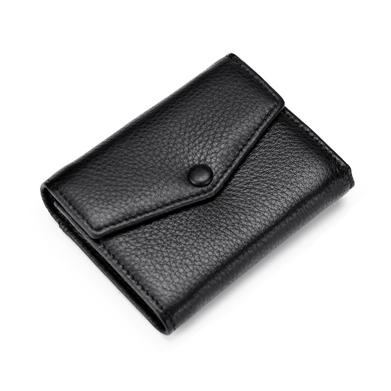 Жіночий шкіряний гаманець Belinda чорний фото