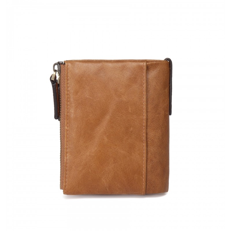 Чоловічий шкіряний гаманець Corrida світло-коричневий - 1 фото
