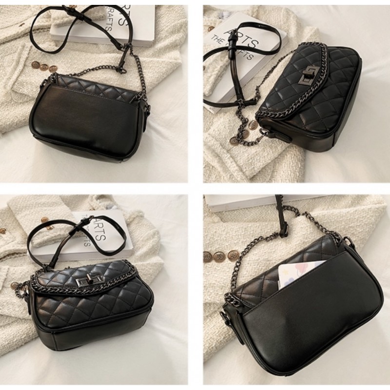 Женская сумка-клатч Beverly черная - 8 фото