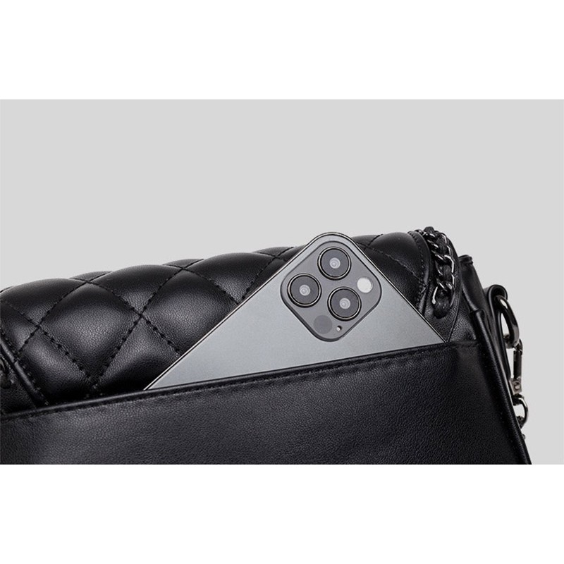 Женская сумка-клатч Beverly черная - 10 фото
