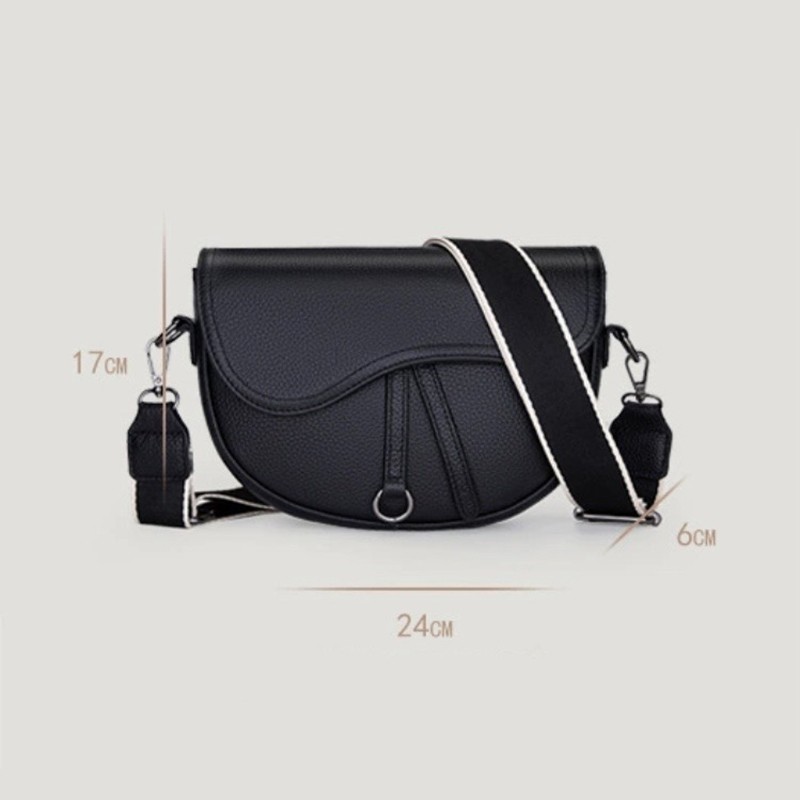 Женская кожаная сумка-клатч Patty черная - 12 фото