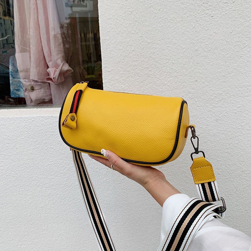 Жіноча шкіряна сумка Alice жовта - 6 фото
