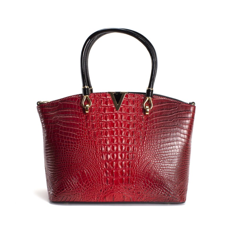 Женская классическая сумка Inessa красная фото