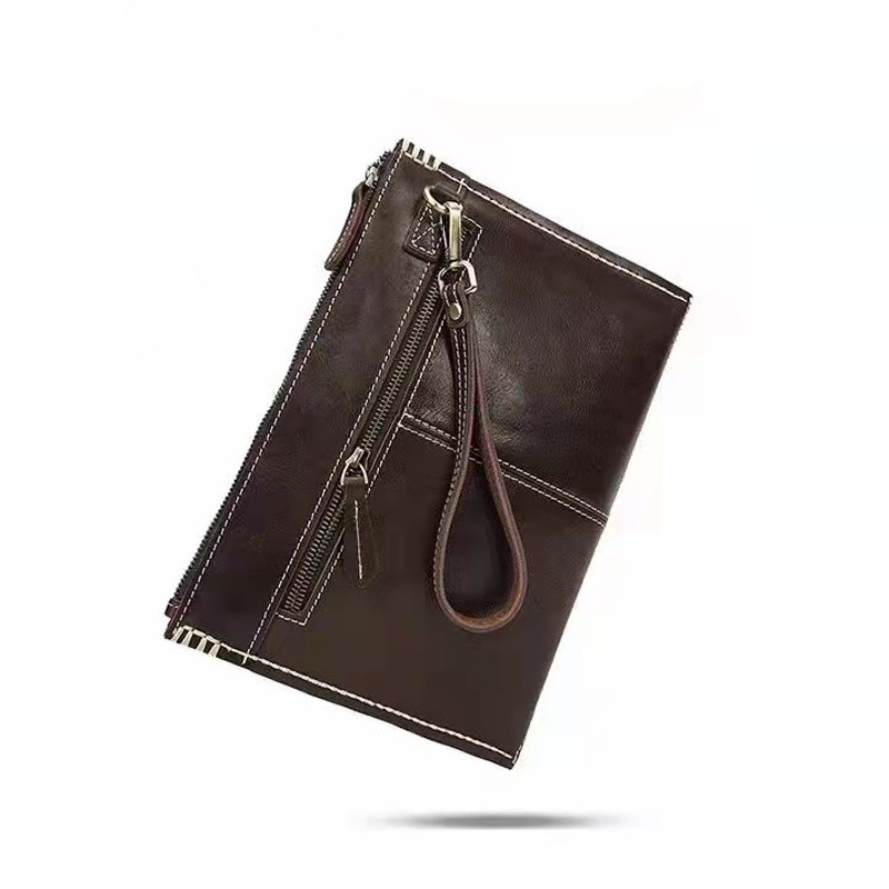 Кожаный чехол сумка для планшета Daniel темно-коричневый - 2 фото