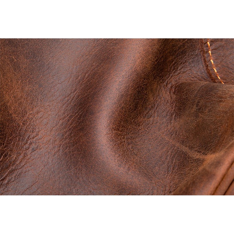 Чоловіча шкіряна дорожня сумка Clifford коричнева - 21 фото